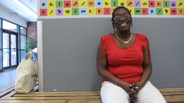Marion Matthew is a home health aide supporting herself and her 17-year-old son. (NPR)