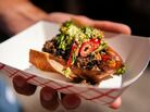The entry from Kuma's. There's a hot dog hiding in there somewhere. The entry from Kuma's. There's a hot dog hiding in there somewhere.
