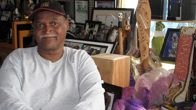 Ronald Lewis, a resident of the Lower 9th Ward, says eight years after Hurricane Katrina, rebuilding his neighborhood is a story still in progress. (Image credit: NPR)