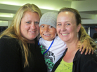 Arefa with Jami Valentine (left) and Staci Freeman. Arefa, who first stayed with the sisters while receiving medical care last year, came back to the U.S. this summer for follow-up treatment. Arefa with Jami Valentine (left) and Staci Freeman. Arefa, who first stayed with the sisters while receiving medical care last year, came back to the U.S. this summer for follow-up treatment.