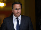 British Prime Minister David Cameron on Thursday as he left 10 Downing Street in London. British Prime Minister David Cameron on Thursday as he left 10 Downing Street in London.