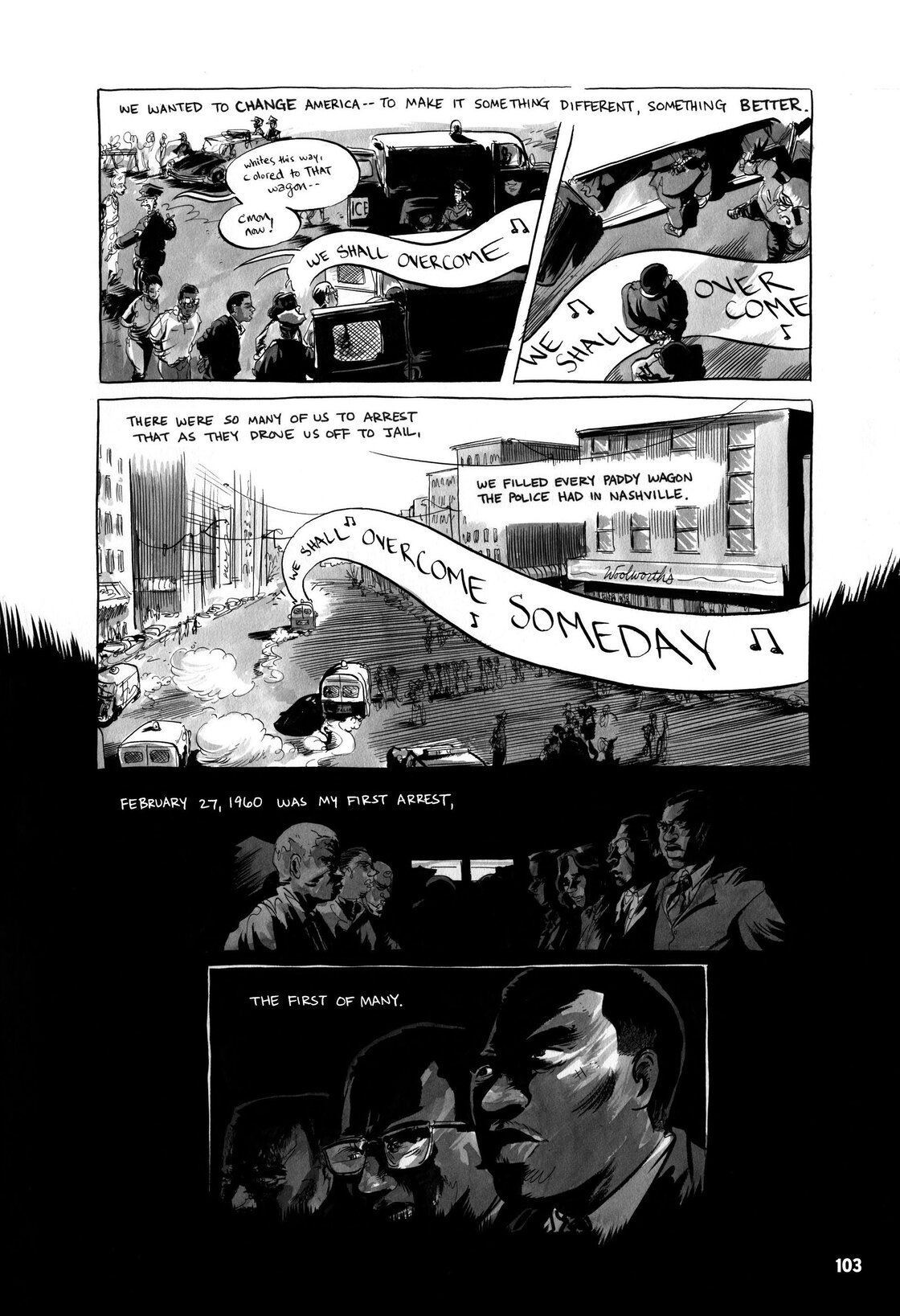 Page 103 of March Book One Page 103 of March Book One