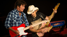 John Fogerty teams up with Brad Paisley, whom he calls one of the greatest guitarists alive, in "Hot Rod Heart" on his new album, Wrote a Song for Everyone. John Fogerty teams up with Brad Paisley, whom he calls one of the greatest guitarists alive, in "Hot Rod Heart" on his new album, Wrote a Song for Everyone.