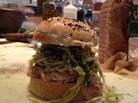 Matt Jennings' pork loin sandwich. Matt Jennings' pork loin sandwich.