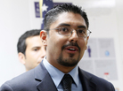 Sergio Garcia speaks at The Coalition for Humane Immigrant Rights of Los Angeles (CHIRLA) news conference on Aug. 27. Garcia, 36, is a law school graduate who passed California's bar examination, but he's living in the United States illegally. California State Bar officials have not issued him a lawyer's license because of his immigration status. Sergio Garcia speaks at The Coalition for Humane Immigrant Rights of Los Angeles (CHIRLA) news conference on Aug. 27. Garcia, 36, is a law school graduate who passed California's bar examination, but he's living in the United States illegally. California State Bar officials have not issued him a lawyer's license because of his immigration status.