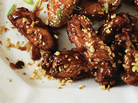 Sunny Anderson came up with the recipe when trying to find new flavor combinations for chicken wings. Sunny Anderson came up with the recipe when trying to find new flavor combinations for chicken wings.