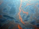 Crude oil that leaked from the Deepwater Horizon oil rig sits on the surface of the Gulf of Mexico in April 2010. Crude oil that leaked from the Deepwater Horizon oil rig sits on the surface of the Gulf of Mexico in April 2010.