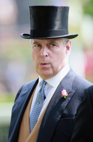 Prince Andrew, Duke of York, seen here at Ascot Racecourse in June, was confronted by police in a garden at Buckingham Palace, who ordered him to identify himself. Prince Andrew, Duke of York, seen here at Ascot Racecourse in June, was confronted by police in a garden at Buckingham Palace, who ordered him to identify himself.