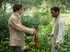 Chiwetel Ejiofor (right) plays Solomon Northup in 12 Years A Slave. Benedict Cumberbatch plays one of the slaveowners who claim ownership of him. Chiwetel Ejiofor (right) plays Solomon Northup in 12 Years A Slave. Benedict Cumberbatch plays one of the slaveowners who claim ownership of him.