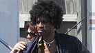 Andre 3000 on set as Jimi Hendrix. Andre 3000 on set as Jimi Hendrix.