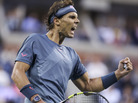 Rafael Nadal of Spain reacts after a point against Novak Djokovic of Serbia during the men's singles final of the 2013 U.S. Open tennis tournament Monday in New York. Rafael Nadal of Spain reacts after a point against Novak Djokovic of Serbia during the men's singles final of the 2013 U.S. Open tennis tournament Monday in New York.