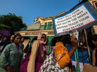Activists march during an anti-rape rally on June 18 in Kolkata, India. Activists march during an anti-rape rally on June 18 in Kolkata, India.