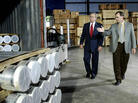 President George W. Bush receives a tour of nuclear material surrendered by Libya and flown to the Oak Ridge National Laboratory, a U.S. facility in Oak Ridge, Tenn., in 2004. President George W. Bush receives a tour of nuclear material surrendered by Libya and flown to the Oak Ridge National Laboratory, a U.S. facility in Oak Ridge, Tenn., in 2004.