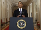 President Obama addresses the nation in a live televised speech from the East Room of the White House on Tuesday. President Obama addresses the nation in a live televised speech from the East Room of the White House on Tuesday.