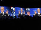 Vice President Joe Biden, projected on screens, gestures as he addresses the American-Israeli Public Affairs Committee (AIPAC) 2013 Policy Conference in March. Vice President Joe Biden, projected on screens, gestures as he addresses the American-Israeli Public Affairs Committee (AIPAC) 2013 Policy Conference in March.
