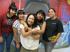 Evangeline Ordaz (center) stands with teens from Legacy LA who were her script consultants and extras for East Los High. From left: Rebecca Hernandez, Brenda Flores, Ordaz, Wesley Michua, Marlene Arazo. Evangeline Ordaz (center) stands with teens from Legacy LA who were her script consultants and extras for East Los High. From left: Rebecca Hernandez, Brenda Flores, Ordaz, Wesley Michua, Marlene Arazo.