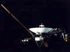This artist's illustration shows the Voyager 1 space probe. The spacecraft was launched on Sept. 5, 1977, and as of August 2012, it is outside the bubble of hot gas, known as the "heliopause," that radiates from the sun. This artist's illustration shows the Voyager 1 space probe. The spacecraft was launched on Sept. 5, 1977, and as of August 2012, it is outside the bubble of hot gas, known as the "heliopause," that radiates from the sun.
