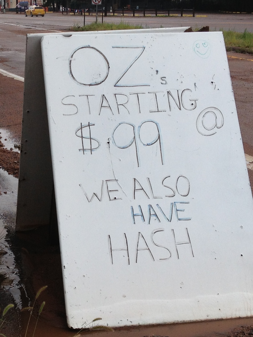 A sign outside a medical marijuana dispensary in Manitou Springs, Colo. Voters amended the state's constitution to legalize marijuana for recreational use in November 2012.