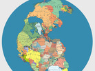 Pangea political map Pangea political map