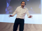 Xavier Niel, the French Internet billionaire and founder of the Internet provider Free, reacts after delivering his speech in January 2012. Niel has founded a new computer school in Paris named 42. Xavier Niel, the French Internet billionaire and founder of the Internet provider Free, reacts after delivering his speech in January 2012. Niel has founded a new computer school in Paris named 42.