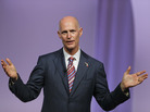 Florida Gov. Rick Scott has questioned efforts to use federally funded navigators to help people enroll for insurance through the Affordable Care Act. Florida Gov. Rick Scott has questioned efforts to use federally funded navigators to help people enroll for insurance through the Affordable Care Act.