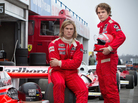 The radically different Formula One racers James Hunt (Chris Hemsworth, left) and Niki Lauda (Daniel Bruhl) are at the center of Ron Howard's Rush, a biographical drama that's as strong on character as on cars. The radically different Formula One racers James Hunt (Chris Hemsworth, left) and Niki Lauda (Daniel Bruhl) are at the center of Ron Howard's Rush, a biographical drama that's as strong on character as on cars.