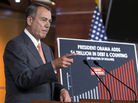 House Speaker John Boehner, R-Ohio, talks about the deadline to fund the government Thursday on Capitol Hill. House Speaker John Boehner, R-Ohio, talks about the deadline to fund the government Thursday on Capitol Hill.