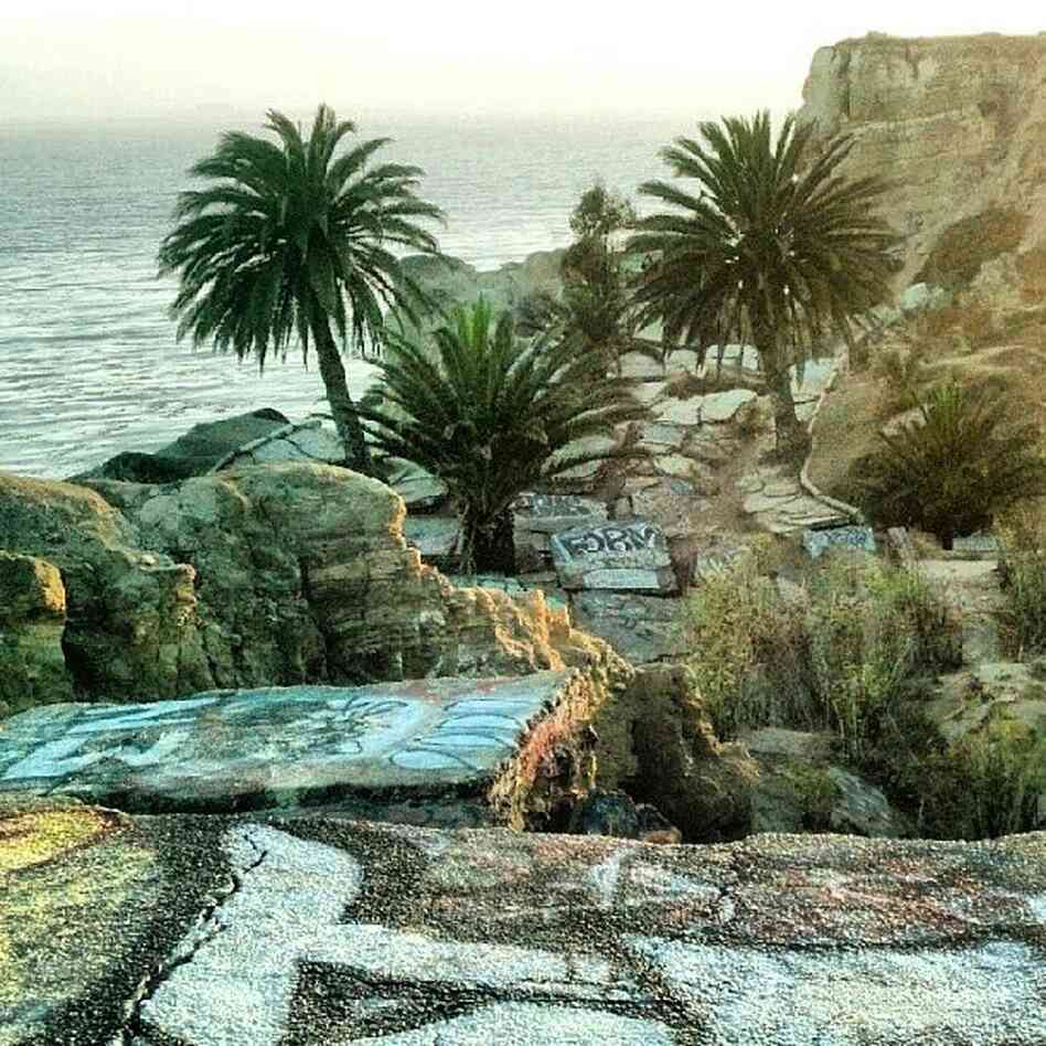 San Pedro, Calif. — This is where the ending to "The Big Lebowski" was filmed. Sunken City was a subdivision until a landslide destroyed it in 1929. Now it's a canvas for graffiti artists. San Pedro, Calif. — This is where the ending to "The Big Lebowski" was filmed. Sunken City was a subdivision until a landslide destroyed it in 1929. Now it's a canvas for graffiti artists.
