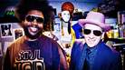 ?uestlove and The Roots play backing band to Elvis Costello on the new collaborative album Wise Up Ghost. ?uestlove and The Roots play backing band to Elvis Costello on the new collaborative album Wise Up Ghost.