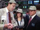 Joy Covey, then the chief financial officer of Amazon.com, on the floor of the Chicago Board Options Exchange in 1997, the year Amazon went public. She was with exchange Vice Chairman Thomas Ascher (left) and CEO William Brodsky. Joy Covey, then the chief financial officer of Amazon.com, on the floor of the Chicago Board Options Exchange in 1997, the year Amazon went public. She was with exchange Vice Chairman Thomas Ascher (left) and CEO William Brodsky.
