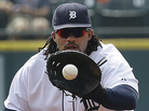Detroit Tigers first baseman Prince Fielder, who enjoys a snack during a game. Detroit Tigers first baseman Prince Fielder, who enjoys a snack during a game.