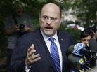Republican mayoral hopeful Joe Lhota speaks at a news conference Monday. Republican mayoral hopeful Joe Lhota speaks at a news conference Monday.