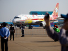 An Airbus A320 on display during Airshow China 2012 at China International Aviation Exhibition Center in Zhuhai on Nov. 13, 2012. Increasing prosperity and urbanization in China and elsewhere in Asia will drive the global demand for aircraft, Airbus said Tuesday. An Airbus A320 on display during Airshow China 2012 at China International Aviation Exhibition Center in Zhuhai on Nov. 13, 2012. Increasing prosperity and urbanization in China and elsewhere in Asia will drive the global demand for aircraft, Airbus said Tuesday.