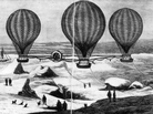 A hot air balloon expedition A hot air balloon expedition