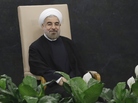 Much To Smile About? Iranian President Hasan Rouhani prepares to address the 68th session of the U.N. General Assembly on Tuesday. Much To Smile About? Iranian President Hasan Rouhani prepares to address the 68th session of the U.N. General Assembly on Tuesday.