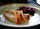 A traditional Danish pork roast, common for Christmas dinner in Denmark. Pork finds its way into most Danish meals. A traditional Danish pork roast, common for Christmas dinner in Denmark. Pork finds its way into most Danish meals.