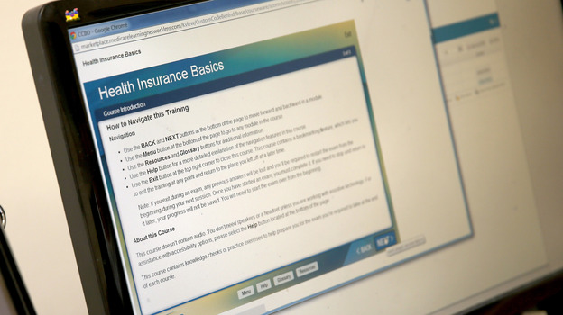 An online course for Affordable Care Act "navigators" in Florida. (Getty Images)