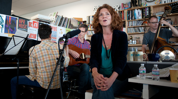 Hem performs a Tiny Desk Concert in June 2013. (NPR)