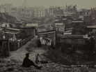 Marville made more than 425 photographs of the narrow streets and crumbling buildings of premodern Paris, including this view from the top of Rue Champlain in 1877-1878. Marville made more than 425 photographs of the narrow streets and crumbling buildings of premodern Paris, including this view from the top of Rue Champlain in 1877-1878.