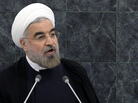 Iran's President Hasan Rouhani speaks at the U.N. General Assembly on Tuesday. With his outreach to the West, he received mostly positive reviews in the U.S., and most Iranians, who are being squeezed by sanctions, also appear supportive. Iran's President Hasan Rouhani speaks at the U.N. General Assembly on Tuesday. With his outreach to the West, he received mostly positive reviews in the U.S., and most Iranians, who are being squeezed by sanctions, also appear supportive.