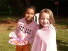 The author's daughter, right, with her friend Banita. The two girls lived next door to each other in Nairobi. The author's daughter, right, with her friend Banita. The two girls lived next door to each other in Nairobi.