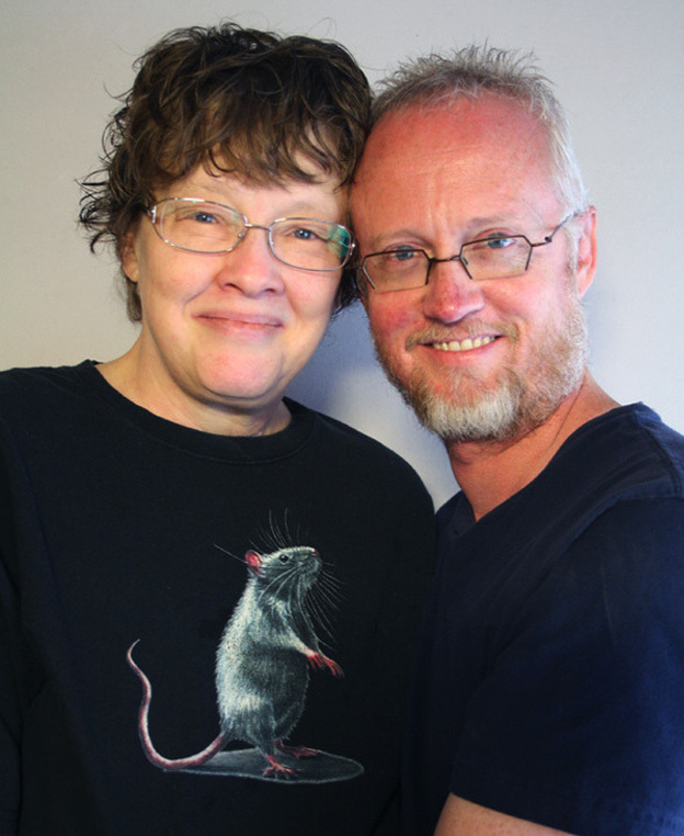 Dawn and Don Burke opened a rat sanctuary, The Rat Retreat, in their home in Boise, Idaho. Most people don't realize what affectionate pets rats can be, Dawn says. (Image credit: StoryCorps)