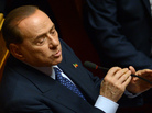 Former Prime Minister and leader of Forza Italia, Silvio Berlusconi speaks on Wednesday at the Senate in Rome. Former Prime Minister and leader of Forza Italia, Silvio Berlusconi speaks on Wednesday at the Senate in Rome.