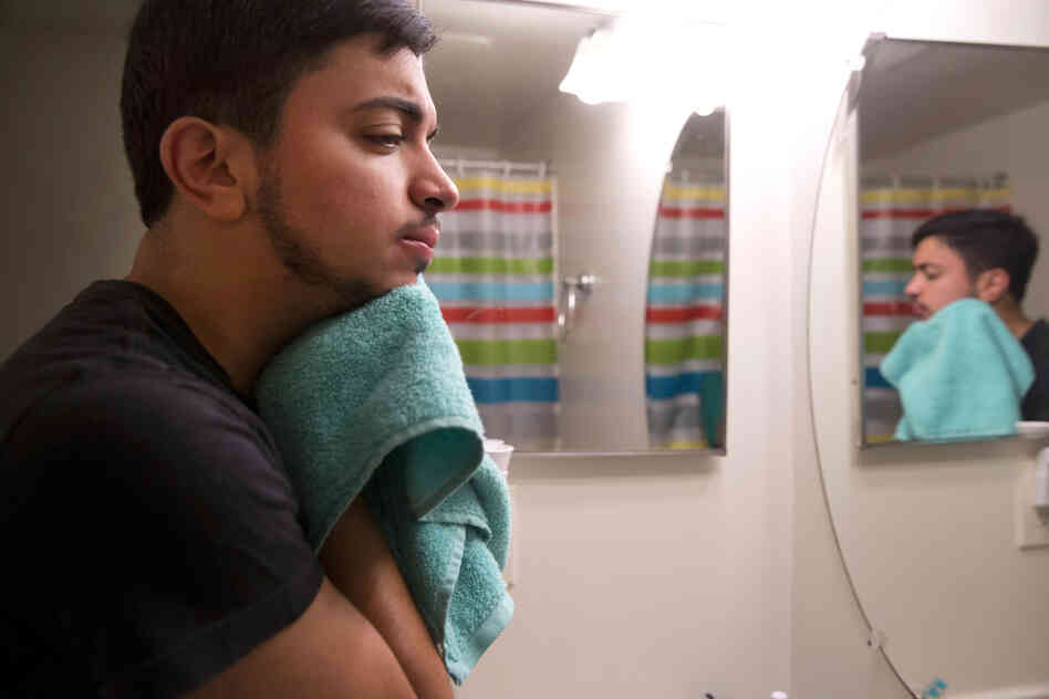 Sami Younes, 26, began his physical transition three years ago. 