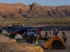 People who for years had planned to be boating down the Colorado River in the Grand Canyon right about now instead found themselves on Saturday camping in a parking lot because of the government shutdown. People who for years had planned to be boating down the Colorado River in the Grand Canyon right about now instead found themselves on Saturday camping in a parking lot because of the government shutdown.
