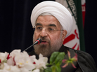 Iranian President Hassan Rouhani answers a question during a news conference in New York last month. Iranian President Hassan Rouhani answers a question during a news conference in New York last month.