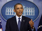 President Obama speaks about the government shutdown and debt limit on Tuesday at the White House in Washington. President Obama speaks about the government shutdown and debt limit on Tuesday at the White House in Washington.