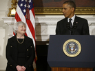 President Obama stands with Janet Yellen, his choice to lead the Federal Reserve Board, at the White House on Wednesday. President Obama stands with Janet Yellen, his choice to lead the Federal Reserve Board, at the White House on Wednesday.