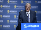 David Koch addresses attendees of the Defending the American Dream Summit in Orlando, Fla., on Aug. 30. David Koch addresses attendees of the Defending the American Dream Summit in Orlando, Fla., on Aug. 30.