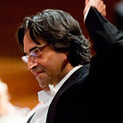 Riccardo Muti leading the Chicago Symphony Orchestra. Riccardo Muti leading the Chicago Symphony Orchestra.
